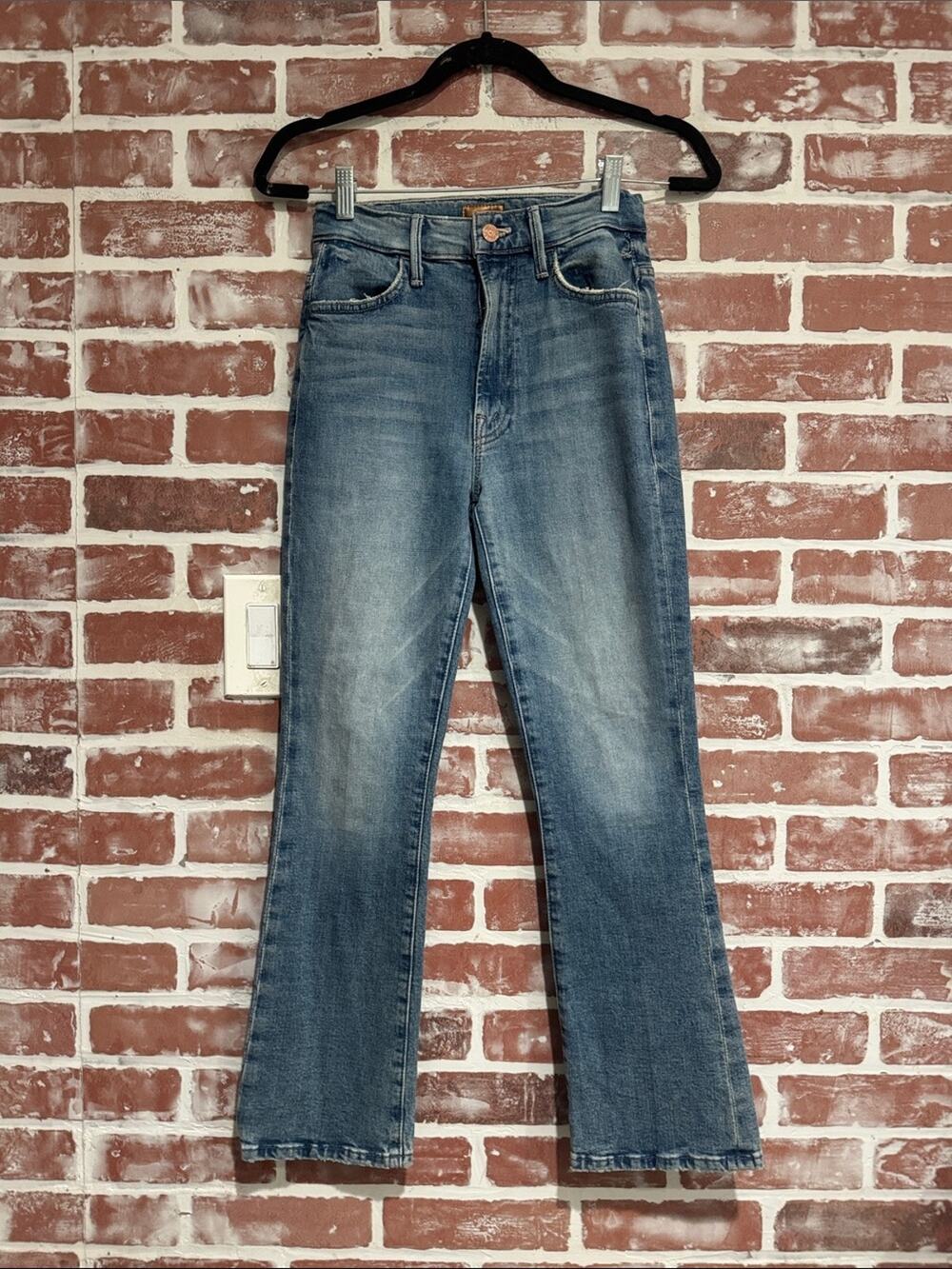 MOTHER The Hustler Ankle Scenic Route High Rise Bootcut Jeans 26
